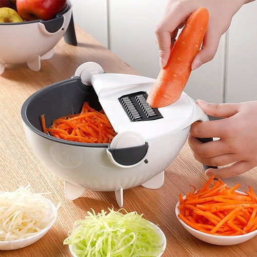 9 in 1 Mandoline Slicer Vegetables Slicer Potato Peeler Carrot Onion Grater with Strainer Kitchen Accessories Vegetable Cutter
